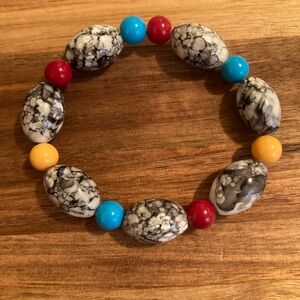 Handmade Funky Colorful Beaded Bracelet